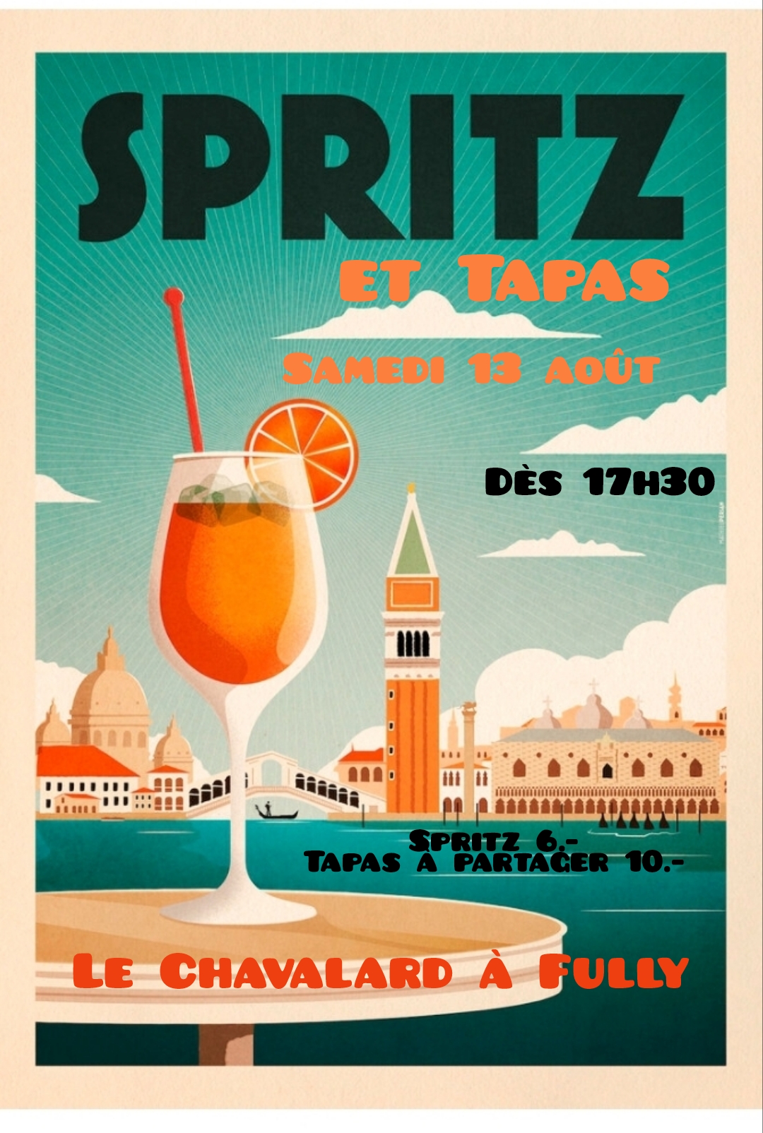 SPRITZ ET TAPAS